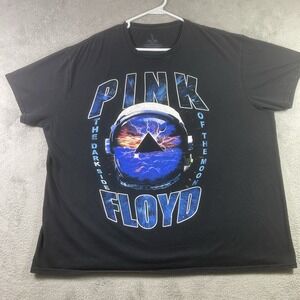 Pink Floyd Shirt Adult 2XL Black Dark Side of the Moon Retro Graphic Tee 2020